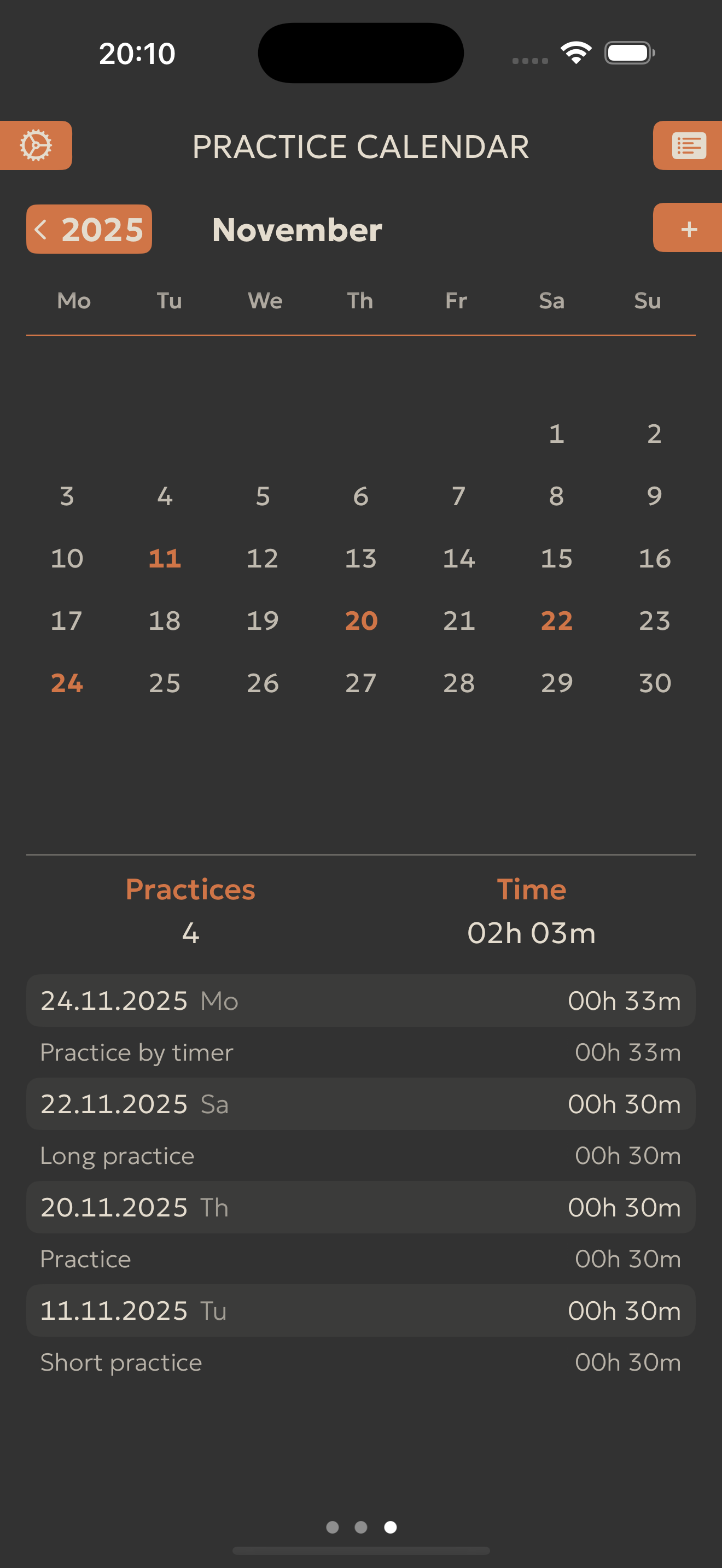 YogaRhythmic - Breathing Cycles Screen
